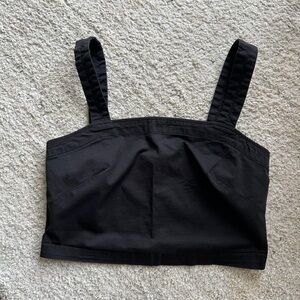 Everlane Black Bustier Tank Top Sleeveless